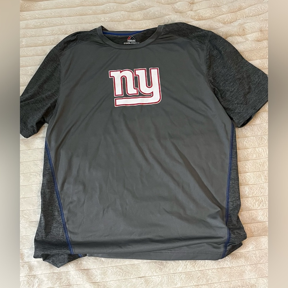 New York Giants Athletic Tee Majestic Cool Base Mens Size Large